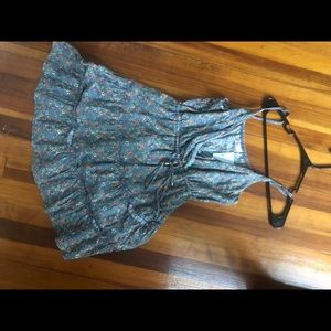 Spaghetti strap, floral dress